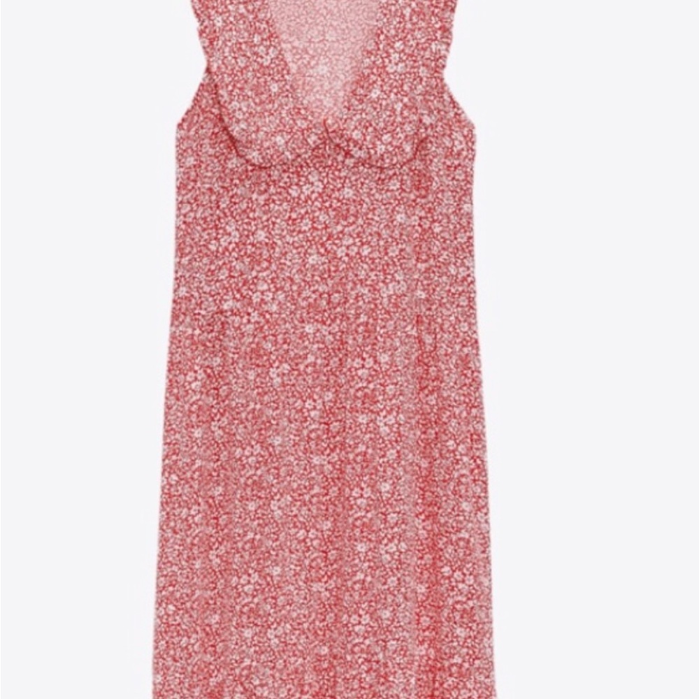 Zara oversized Peter pan collar dress - Picture 2 of 9